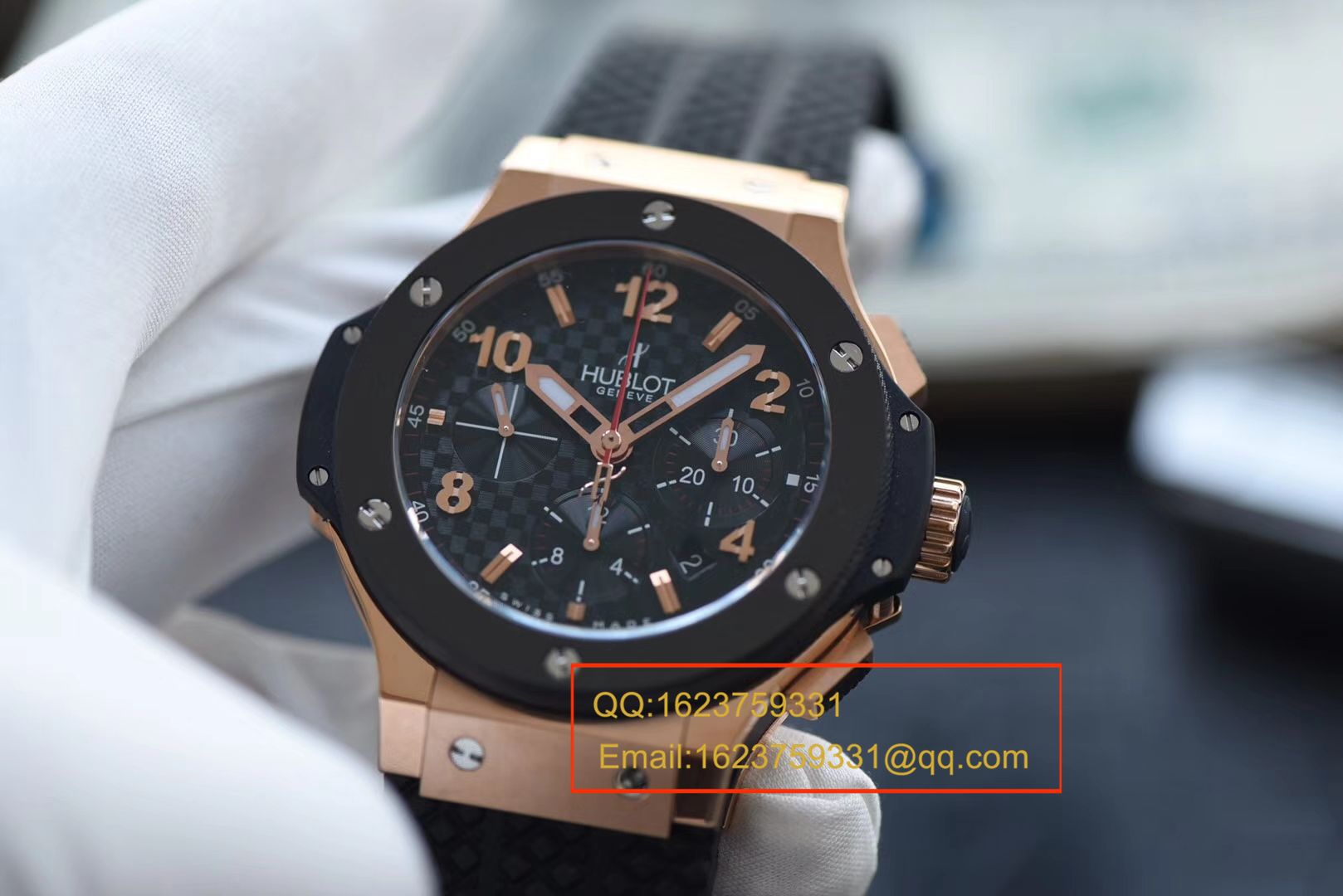 视频评测表和正品表的区别？V6出品最高版本宇舶金壳陶瓷圈 市面最高版本，正品开模 / YB068