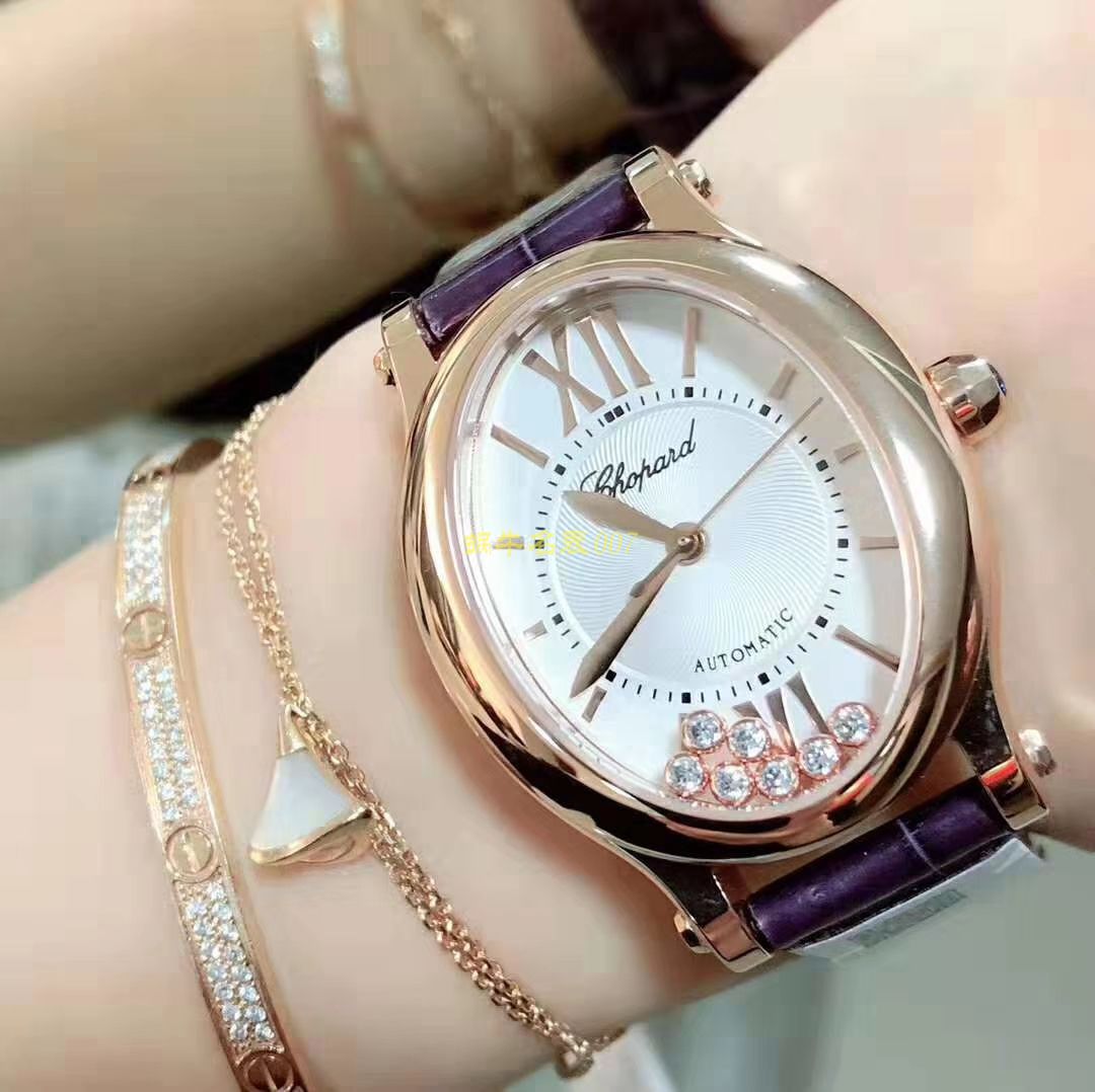   萧邦快乐钻石手表表  萧邦HAPPY DIAMONDS系列275362-5001腕表女装 / XB018