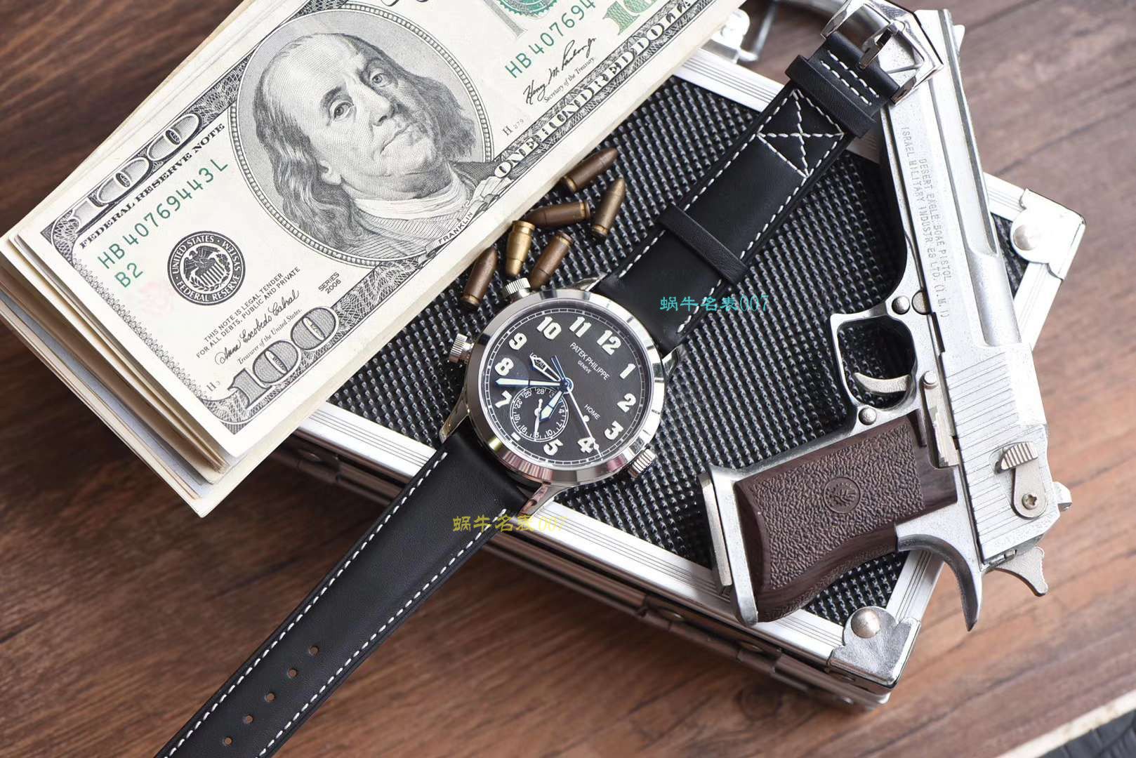 视频评测百达翡丽表,百达翡丽表多少钱  PATEK PHILIPPE百达翡丽复杂功能计时系列5524G-001腕表 / JS201