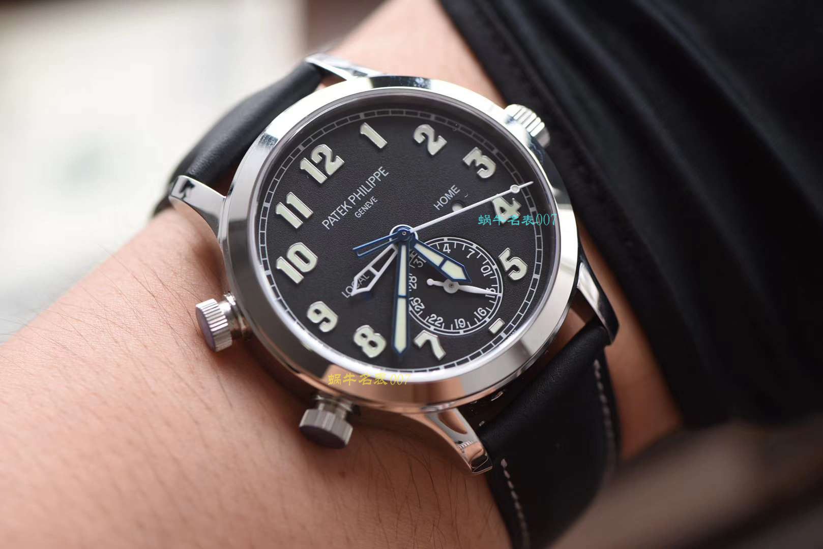 视频评测百达翡丽表,百达翡丽表多少钱  PATEK PHILIPPE百达翡丽复杂功能计时系列5524G-001腕表 / JS201