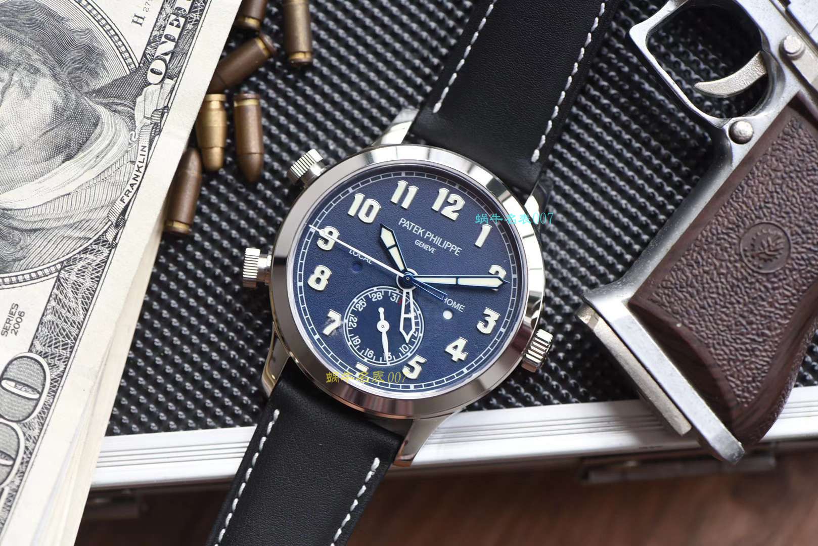 视频评测百达翡丽表,百达翡丽表多少钱  PATEK PHILIPPE百达翡丽复杂功能计时系列5524G-001腕表 / JS201