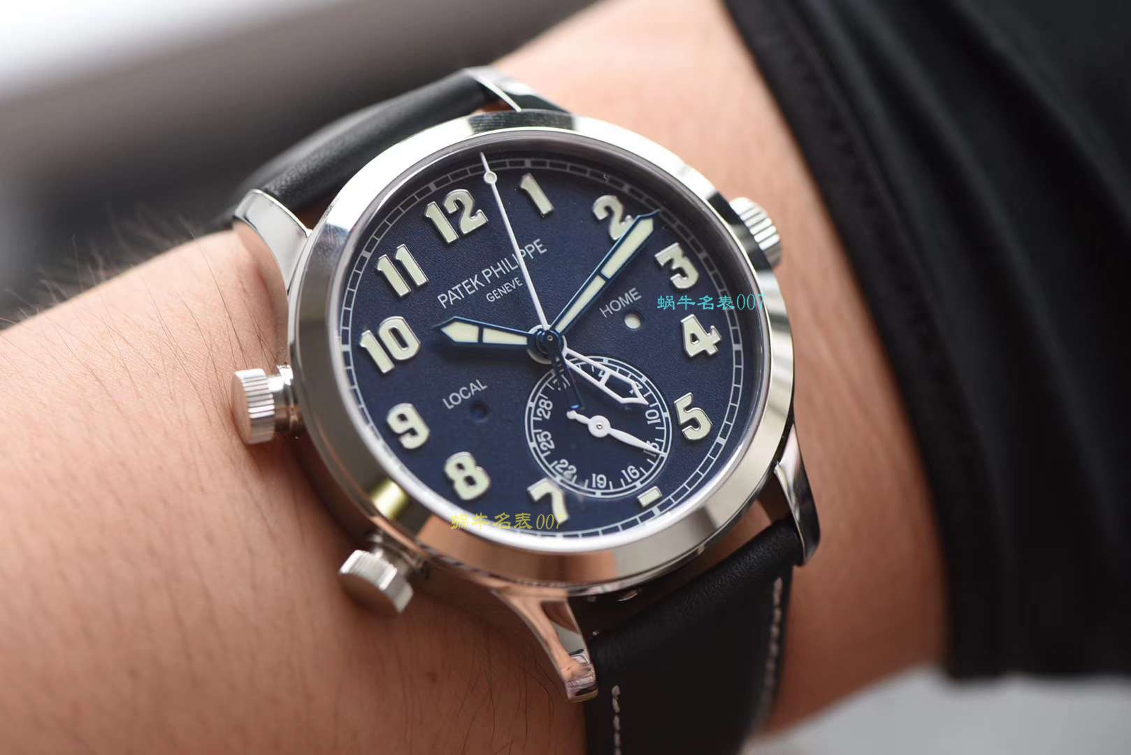 视频评测百达翡丽表,百达翡丽表多少钱  PATEK PHILIPPE百达翡丽复杂功能计时系列5524G-001腕表 / JS201