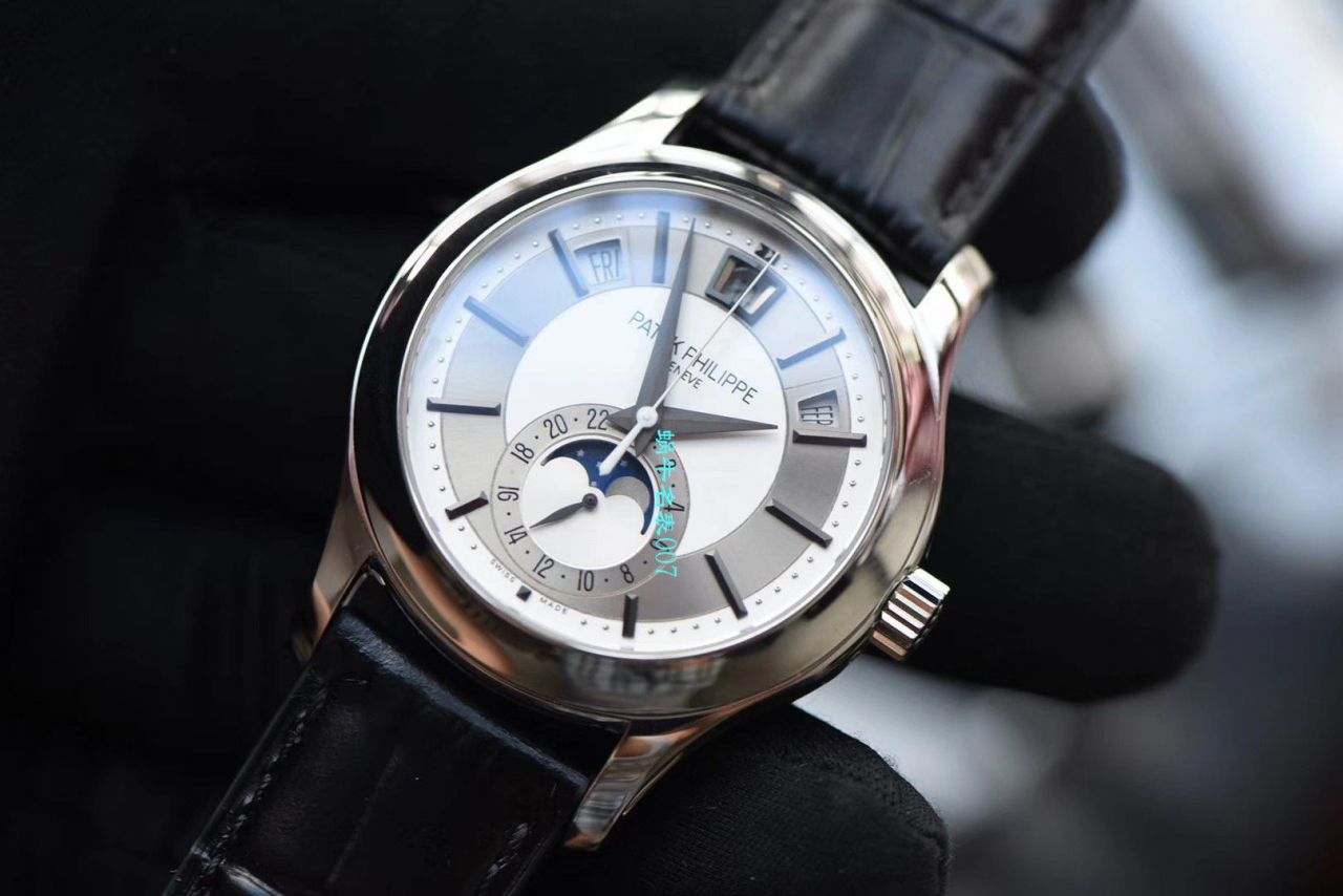   GR厂百达翡丽手表价格  PATEK PHILIPPE复杂功能计时系列5205G-001 白金腕表 / BD272