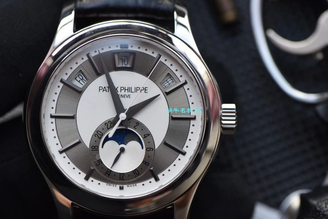   GR厂百达翡丽手表价格  PATEK PHILIPPE复杂功能计时系列5205G-001 白金腕表 / BD272