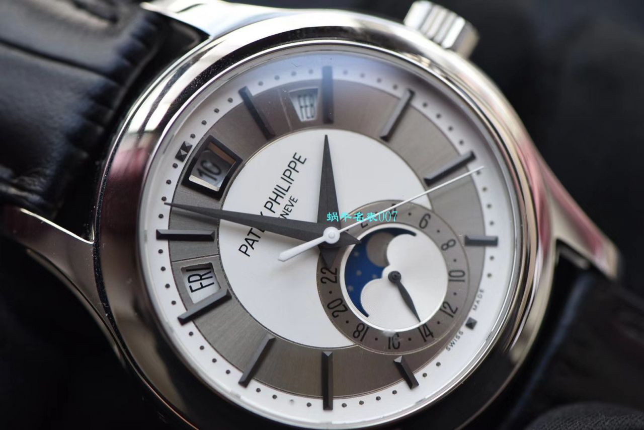   GR厂百达翡丽手表价格  PATEK PHILIPPE复杂功能计时系列5205G-001 白金腕表 / BD272
