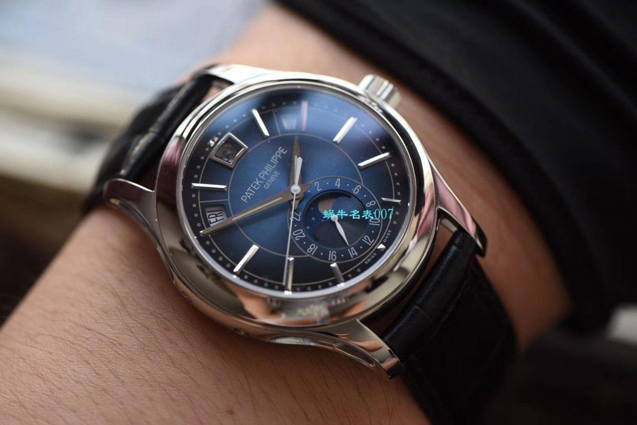   GR厂百达翡丽手表价格  PATEK PHILIPPE复杂功能计时系列5205G-001 白金腕表 / BD272