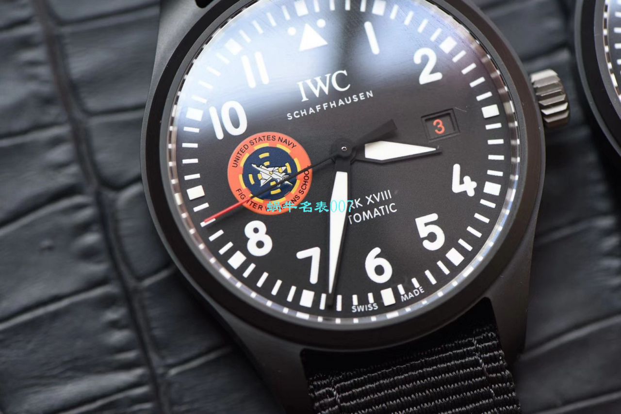   M+万国  IWC萬 國 IW32409 TOPGUN SFTI 海軍空戰部隊飛行員特別紀念腕錶 / M379