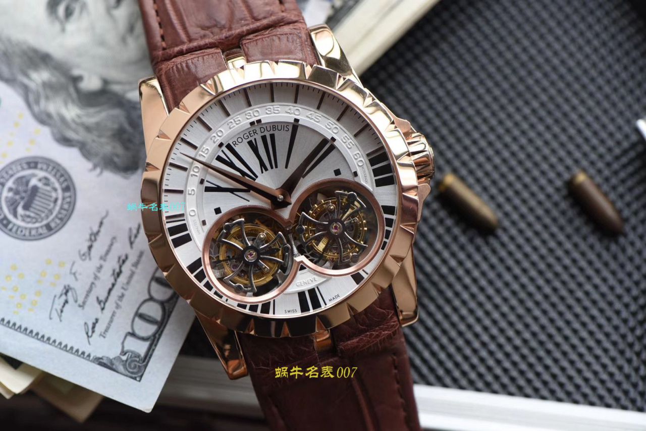   JB厂罗杰杜彼双飞行陀飞轮手表  Roger Dubuis罗杰杜彼EXCALIBUR（王者系列）系列RDDBEX0249腕表 / LJ031