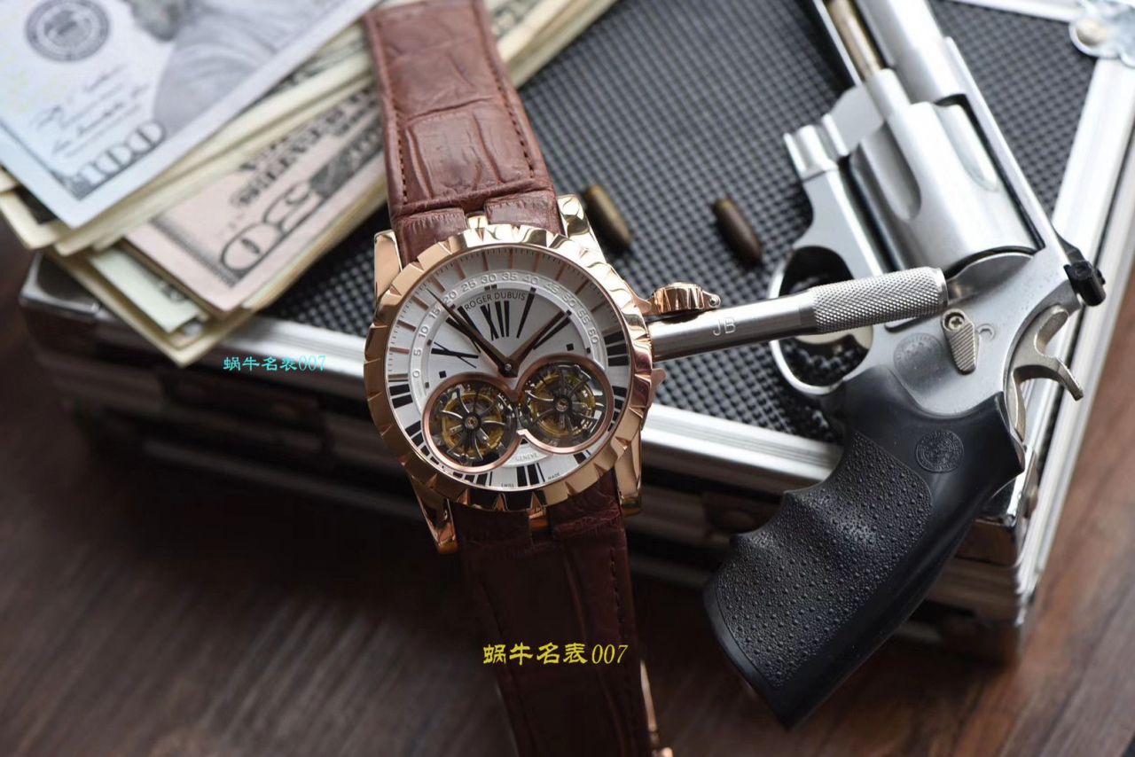   JB厂罗杰杜彼双飞行陀飞轮手表  Roger Dubuis罗杰杜彼EXCALIBUR（王者系列）系列RDDBEX0249腕表 / LJ031