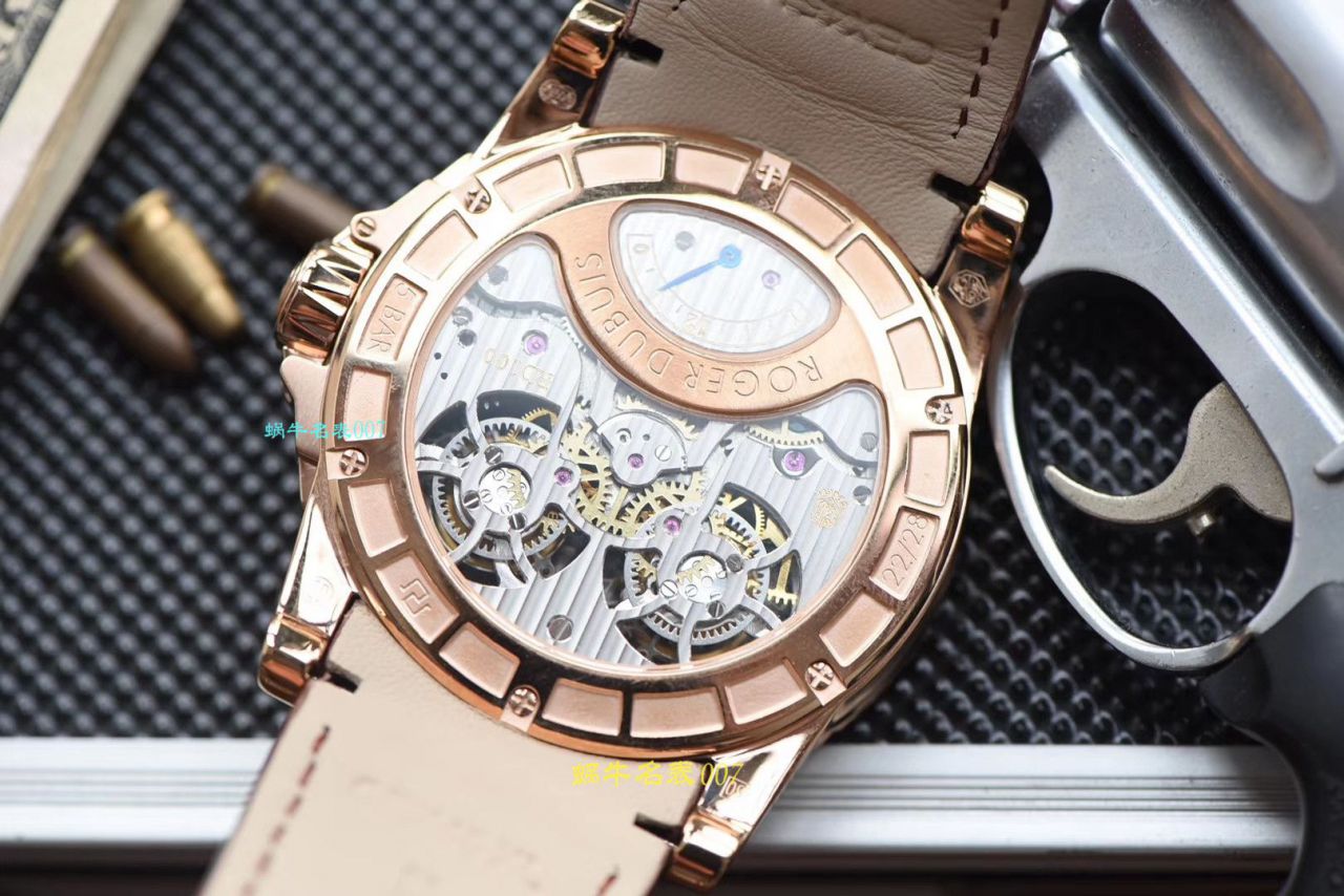   JB厂罗杰杜彼双飞行陀飞轮手表  Roger Dubuis罗杰杜彼EXCALIBUR（王者系列）系列RDDBEX0249腕表 / LJ031