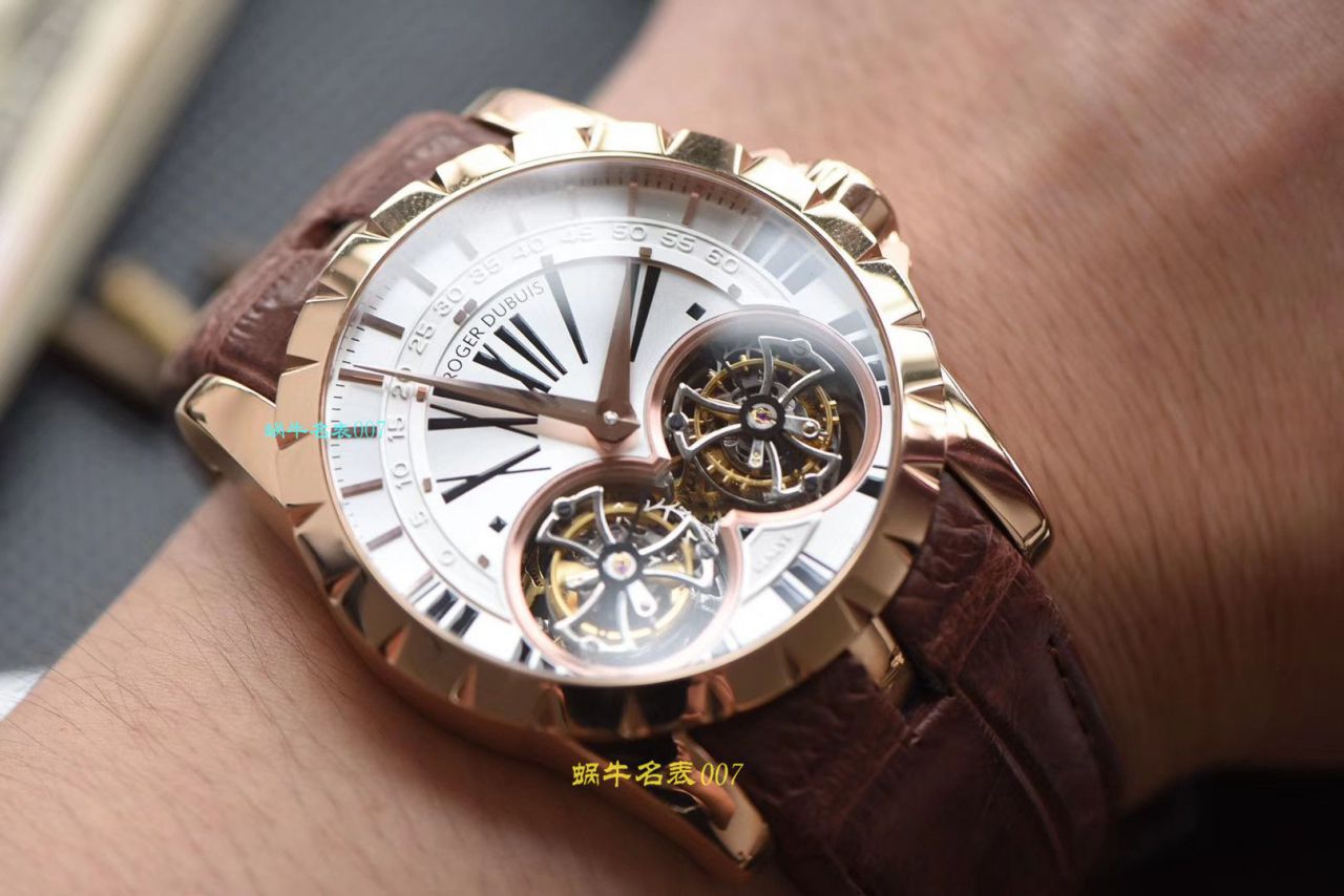  JB厂罗杰杜彼双飞行陀飞轮手表  Roger Dubuis罗杰杜彼EXCALIBUR（王者系列）系列RDDBEX0249腕表 / LJ031