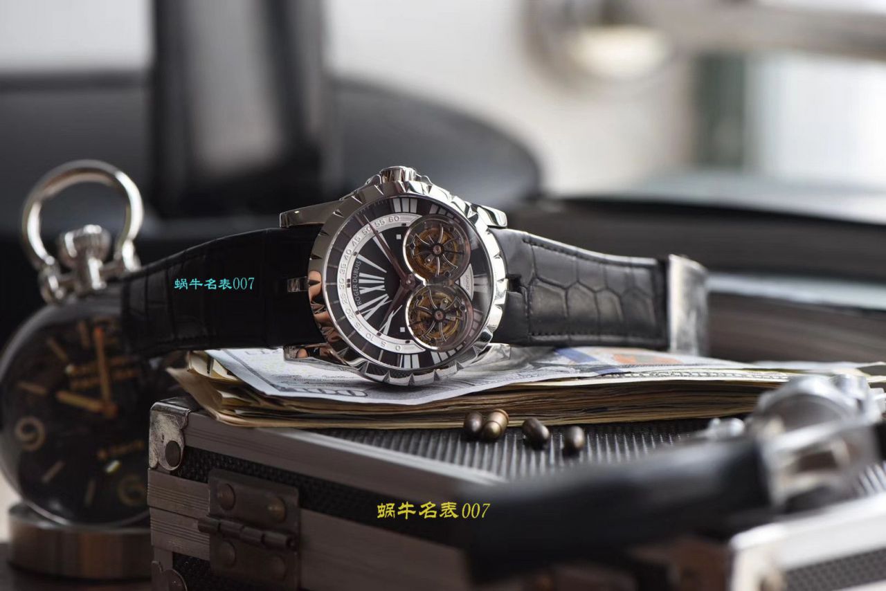   JB厂罗杰杜彼双飞行陀飞轮手表  Roger Dubuis罗杰杜彼EXCALIBUR（王者系列）系列RDDBEX0249腕表 / LJ031
