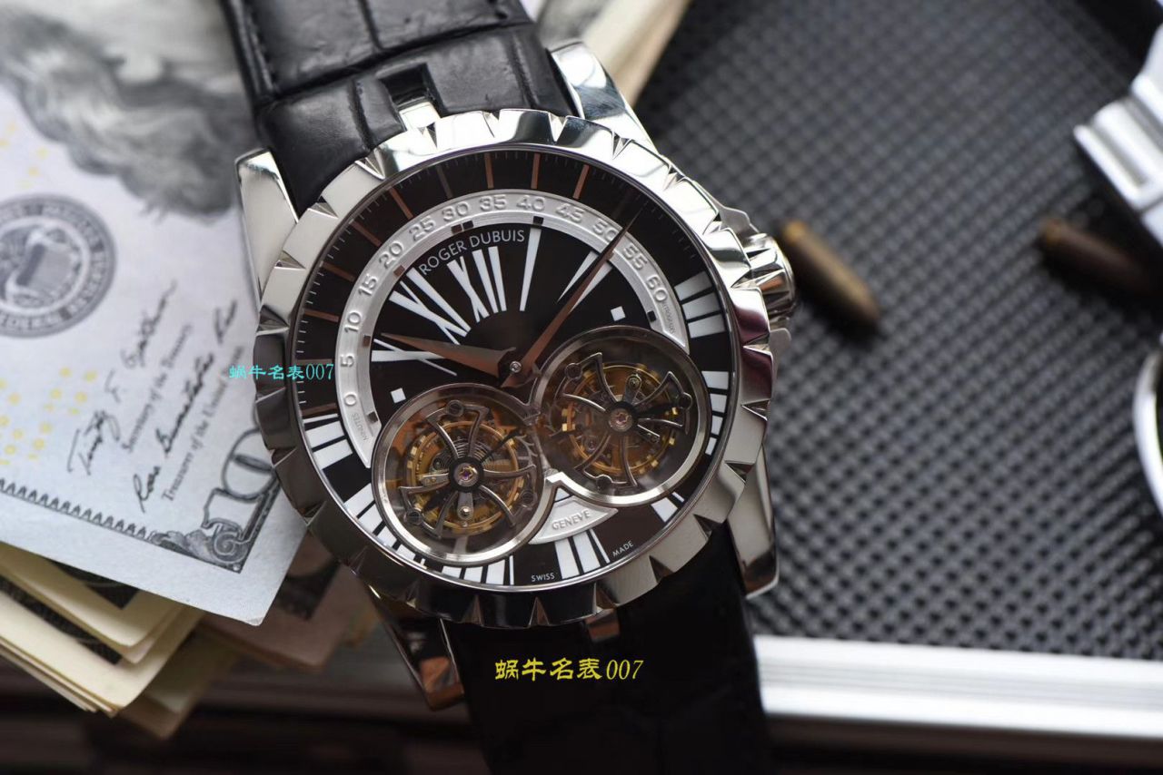   JB厂罗杰杜彼双飞行陀飞轮手表  Roger Dubuis罗杰杜彼EXCALIBUR（王者系列）系列RDDBEX0249腕表 / LJ031