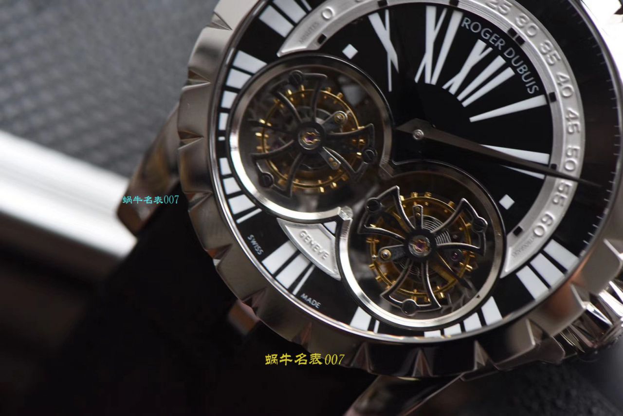   JB厂罗杰杜彼双飞行陀飞轮手表  Roger Dubuis罗杰杜彼EXCALIBUR（王者系列）系列RDDBEX0249腕表 / LJ031