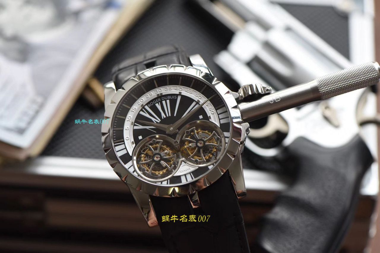   JB厂罗杰杜彼双飞行陀飞轮手表  Roger Dubuis罗杰杜彼EXCALIBUR（王者系列）系列RDDBEX0249腕表 / LJ031