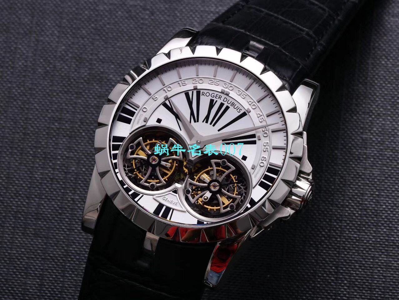   JB厂罗杰杜彼双飞行陀飞轮手表  Roger Dubuis罗杰杜彼EXCALIBUR（王者系列）系列RDDBEX0249腕表 / LJ031