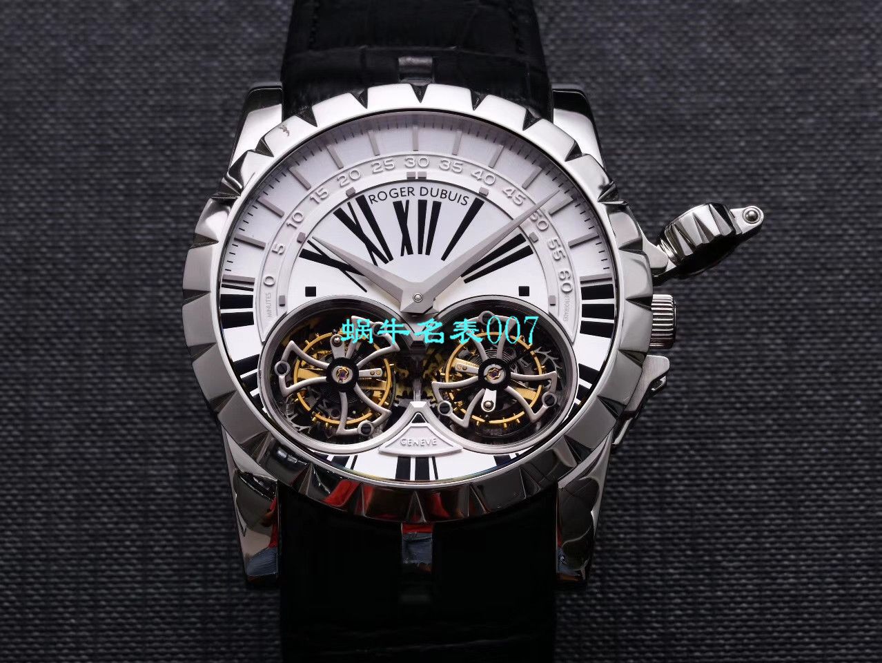   JB厂罗杰杜彼双飞行陀飞轮手表  Roger Dubuis罗杰杜彼EXCALIBUR（王者系列）系列RDDBEX0249腕表 / LJ031