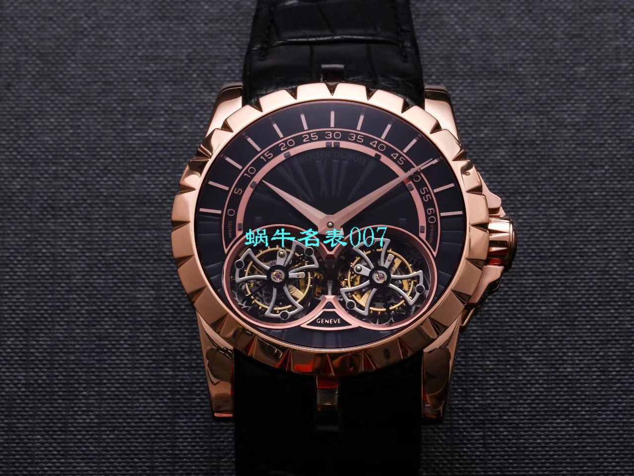   JB厂罗杰杜彼双飞行陀飞轮手表  Roger Dubuis罗杰杜彼EXCALIBUR（王者系列）系列RDDBEX0249腕表 / LJ031