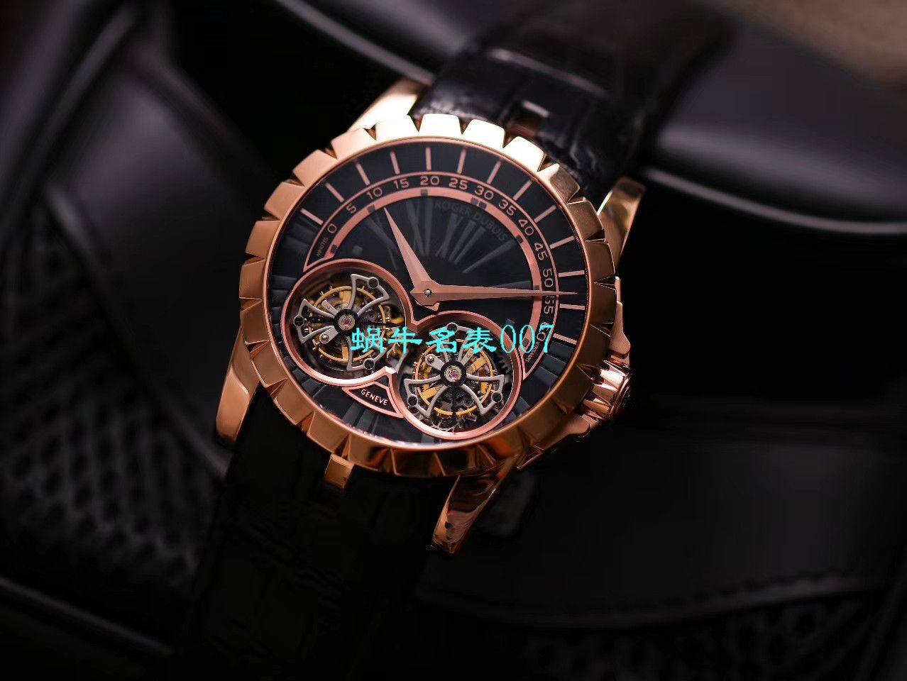   JB厂罗杰杜彼双飞行陀飞轮手表  Roger Dubuis罗杰杜彼EXCALIBUR（王者系列）系列RDDBEX0249腕表 / LJ031
