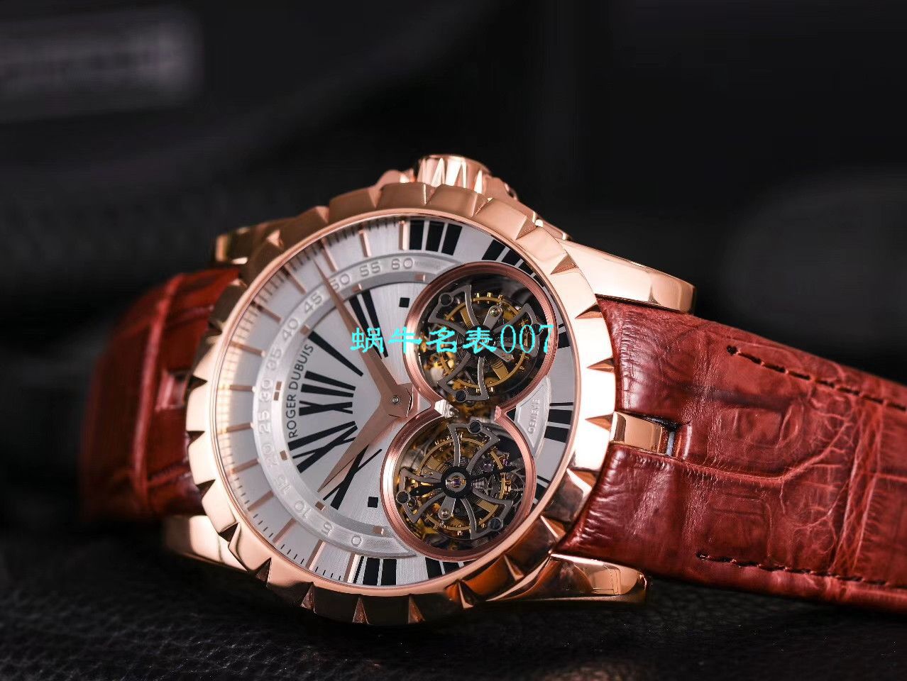   JB厂罗杰杜彼双飞行陀飞轮手表  Roger Dubuis罗杰杜彼EXCALIBUR（王者系列）系列RDDBEX0249腕表 / LJ031