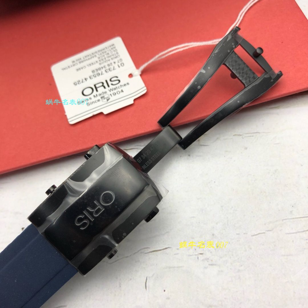   豪利时渠道原单  ORIS豪利时潜水系列01 733 7653 4722-07 4 26 34BEB腕表 / OB008