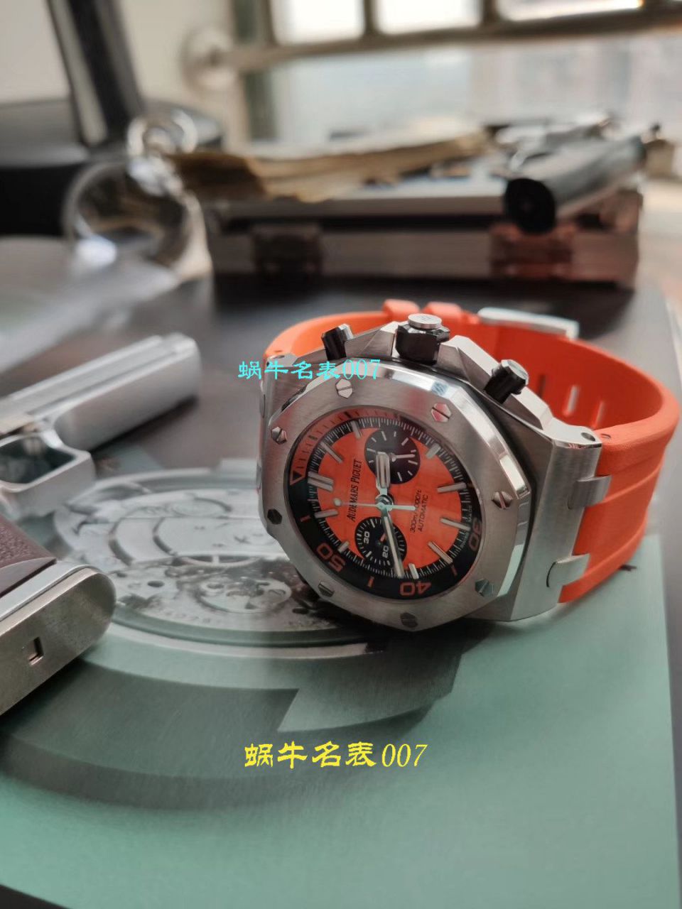   NOOB厂表无敌超值～N厂鲜橙计时离岸  爱彼皇家橡树离岸型系列26703ST.OO.A070CA.01腕表 / AP169