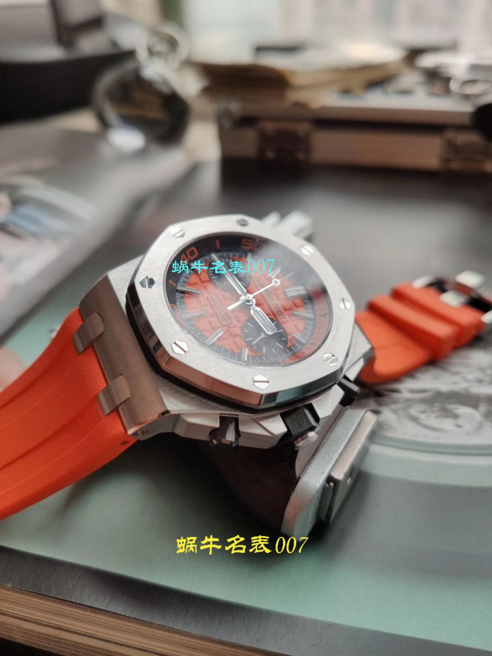   NOOB厂表无敌超值～N厂鲜橙计时离岸  爱彼皇家橡树离岸型系列26703ST.OO.A070CA.01腕表 / AP169