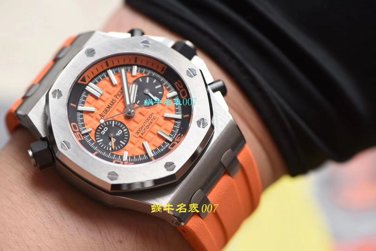   NOOB厂表无敌超值～N厂鲜橙计时离岸  爱彼皇家橡树离岸型系列26703ST.OO.A070CA.01腕表 / AP169