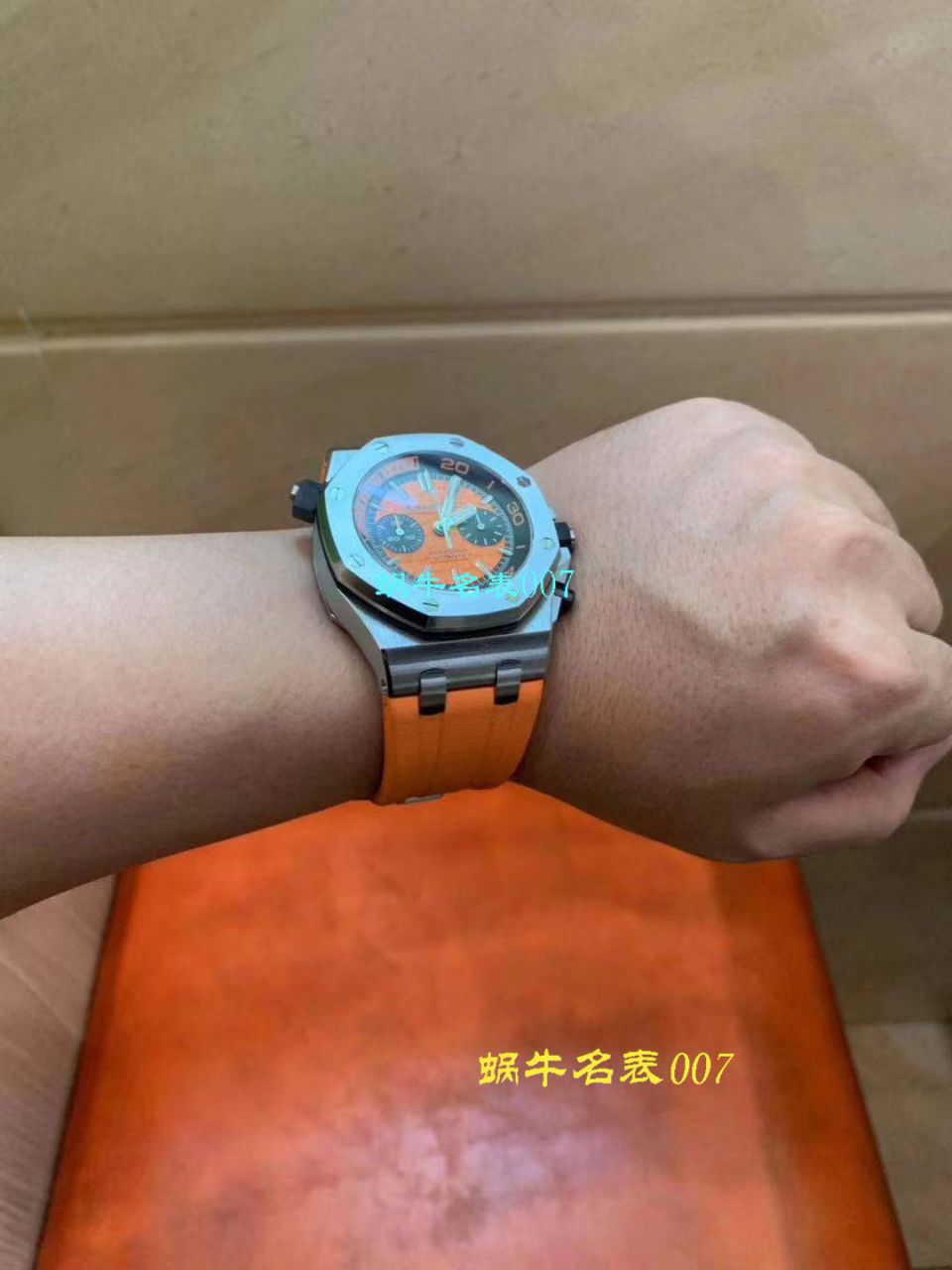   NOOB厂表无敌超值～N厂鲜橙计时离岸  爱彼皇家橡树离岸型系列26703ST.OO.A070CA.01腕表 / AP169