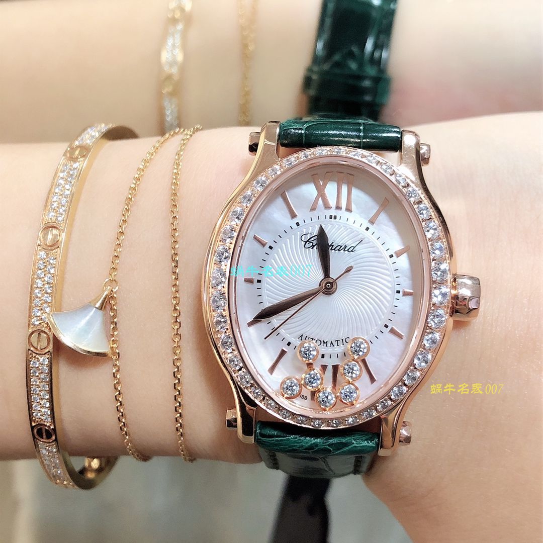   NR厂表排名  萧邦HAPPY DIAMONDS系列275362-5002女士腕表 / XB027