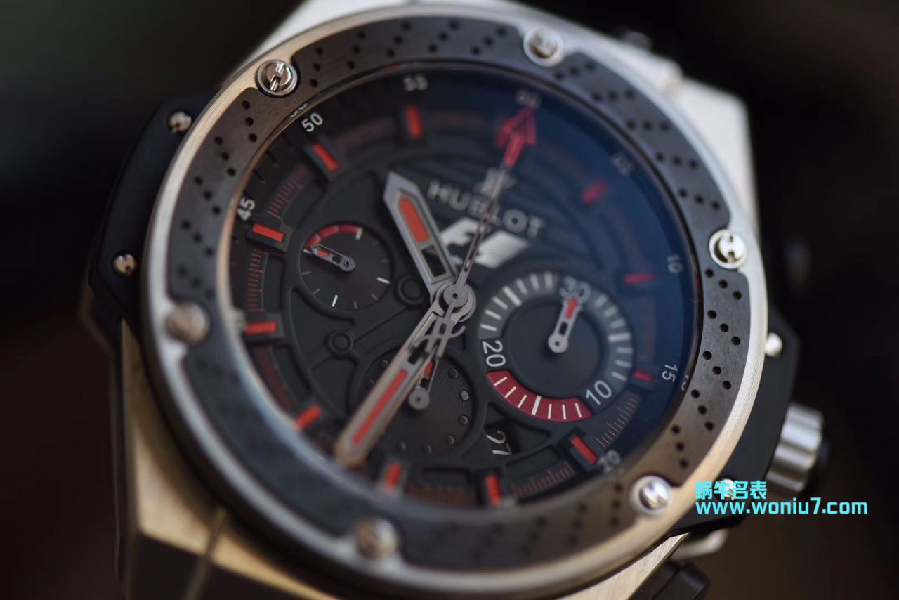 视频评测V6厂宇舶仿表  Hublot  King Power F1 Zirconium 703.ZM.1123.NR限量版腕表 / YB071
