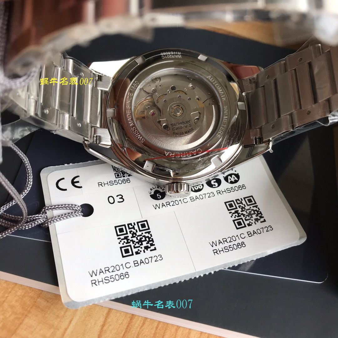   渠道原单  Tag Heuer泰格豪雅卡莱拉系列WAR201C.BA0723腕表 / TG071
