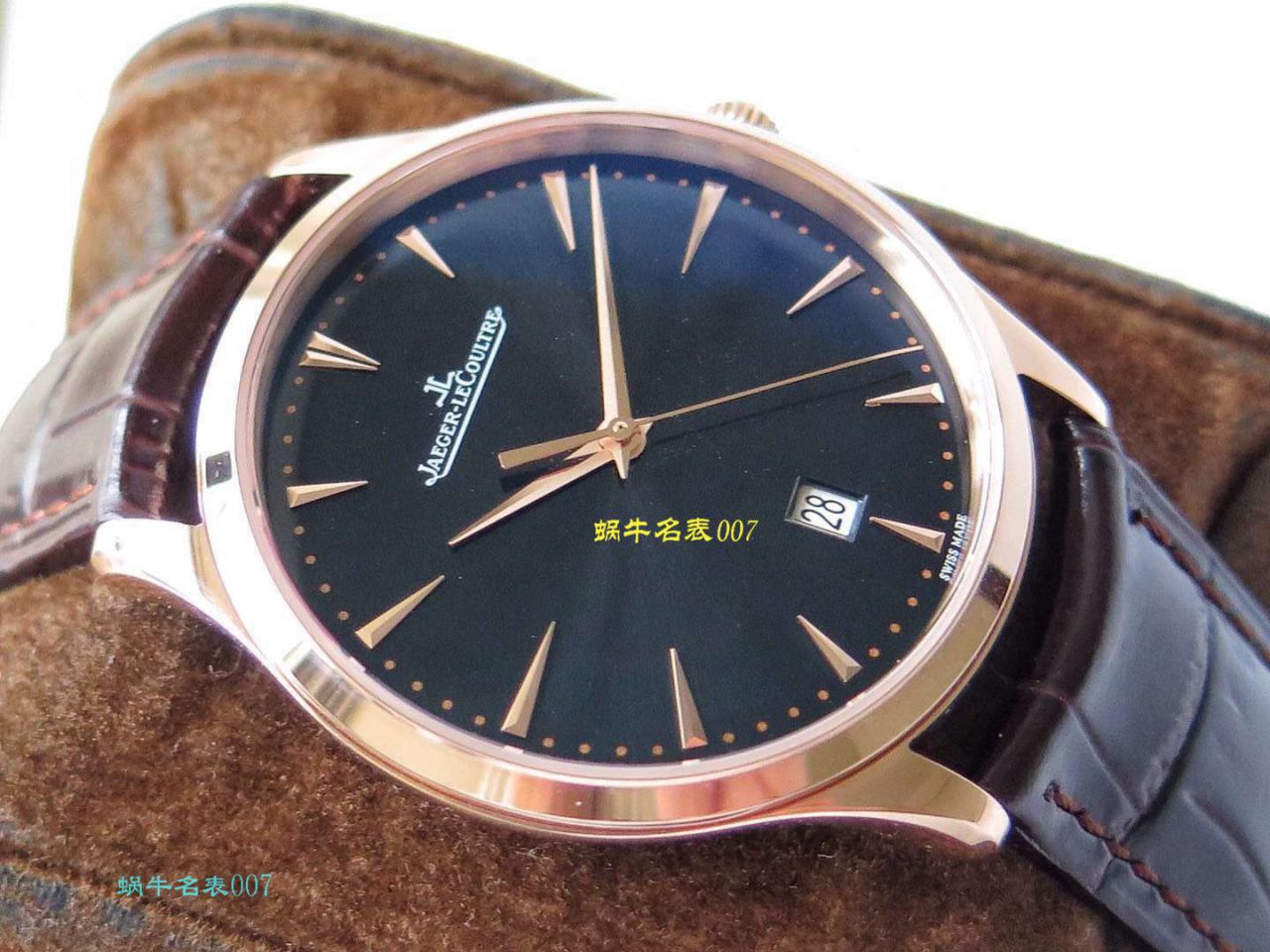 ZF厂超薄臻品  极简主义 超薄设计  厂家积家Jaeger-LeCoultre MASTER ULTRA THIN超薄大师系列腕表系列 / JJ138