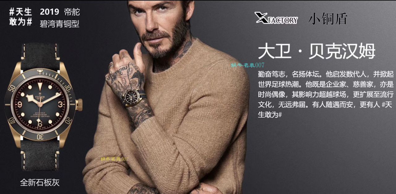 视频评测XF厂帝舵表  帝舵碧湾系列M79250BA-0001腕表贝克汉姆同款最新青铜型小铜盾 / DT038