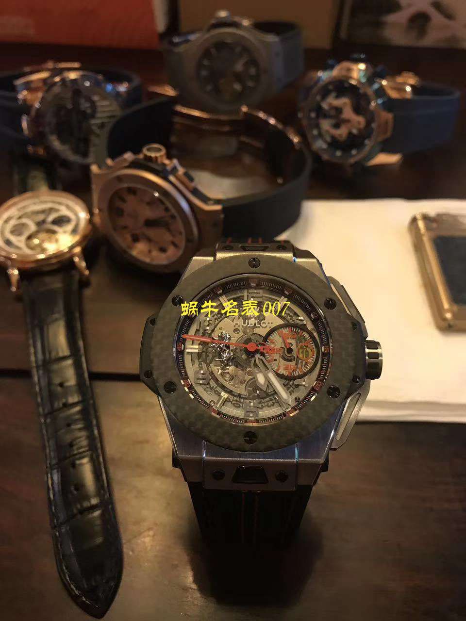 视频评测V6出品  Hublot  Ferrari Titanium F3系列 宇舶法拉利401.NQ.0123.VR腕表 / YB066