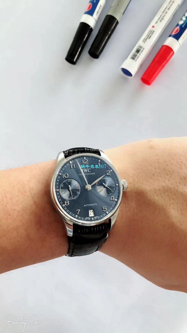 视频评测IWC万国表葡萄牙系列IW500710腕表  ZF高万国葡七手表  万国葡七V5最高版本新品 / WG316KL