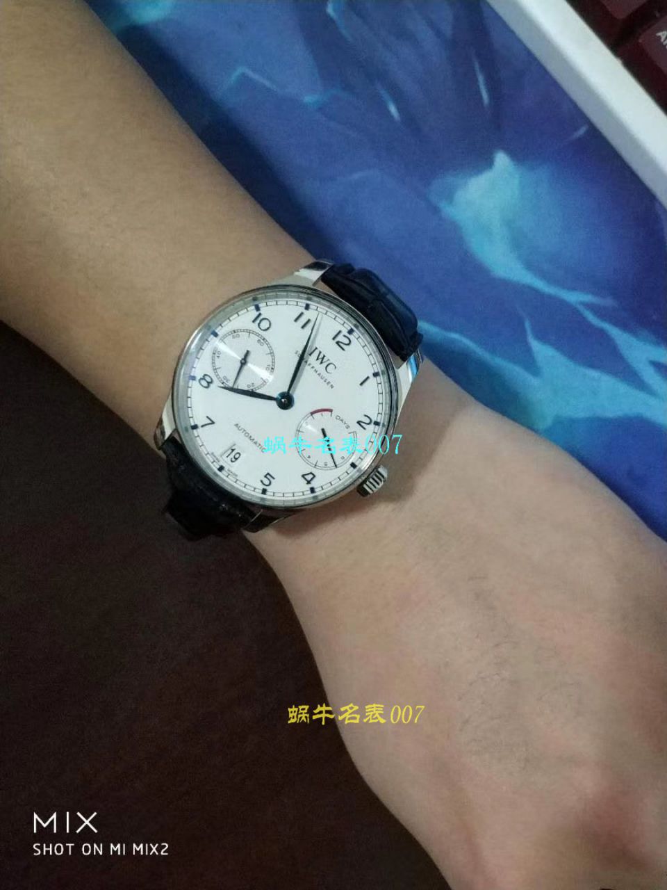   独家视频评测ZF  V5版本  万国葡萄牙七天7 DAYS系列 IW500710腕表《葡七蓝面》 / WG316
