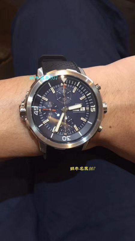 视频评测IWC万国表海洋时计系列IW376805腕表个  万国海洋计时系列 雅克-伊夫 库斯托探险之旅特别版   / WGBD307MM