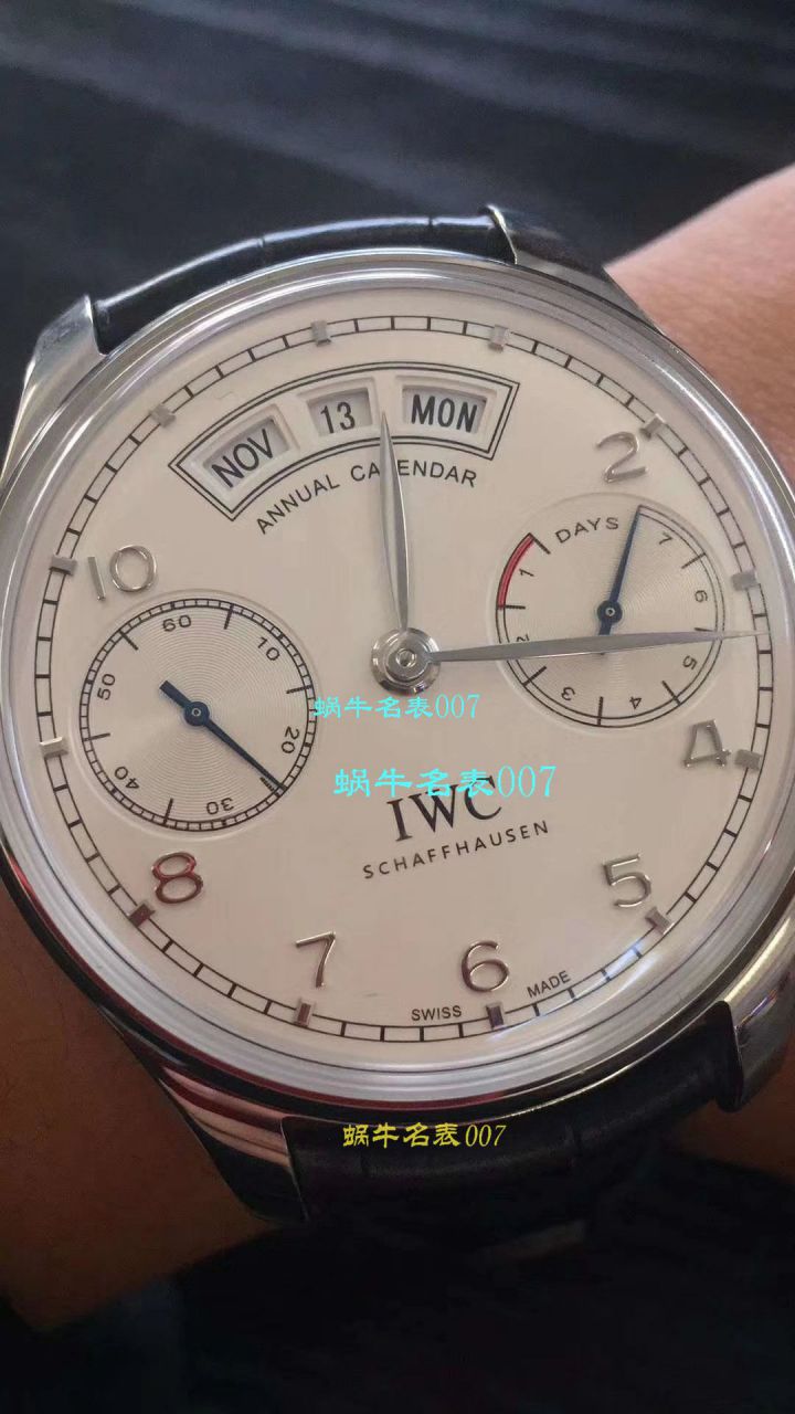 视频评测IWC万国表葡萄牙系列IW503501腕表YL厂万国年历手表  年度万国巨献！到货市面最高版本   / WG305MM
