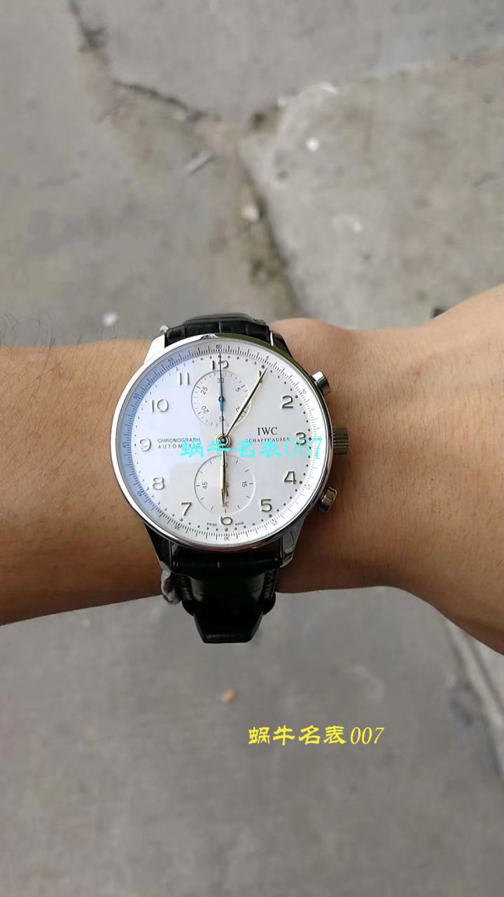 视频评测IWC万国表葡萄牙系列IW371446腕表(万国葡计蓝针)  YL厂V7版本   / WG275MM