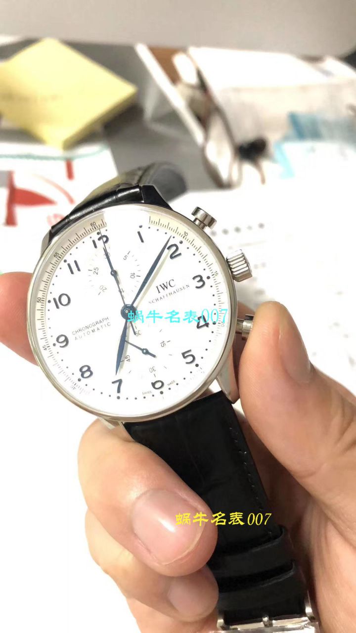 视频评测IWC万国表葡萄牙系列IW371446腕表(万国葡计蓝针)  YL厂V7版本   / WG275MM