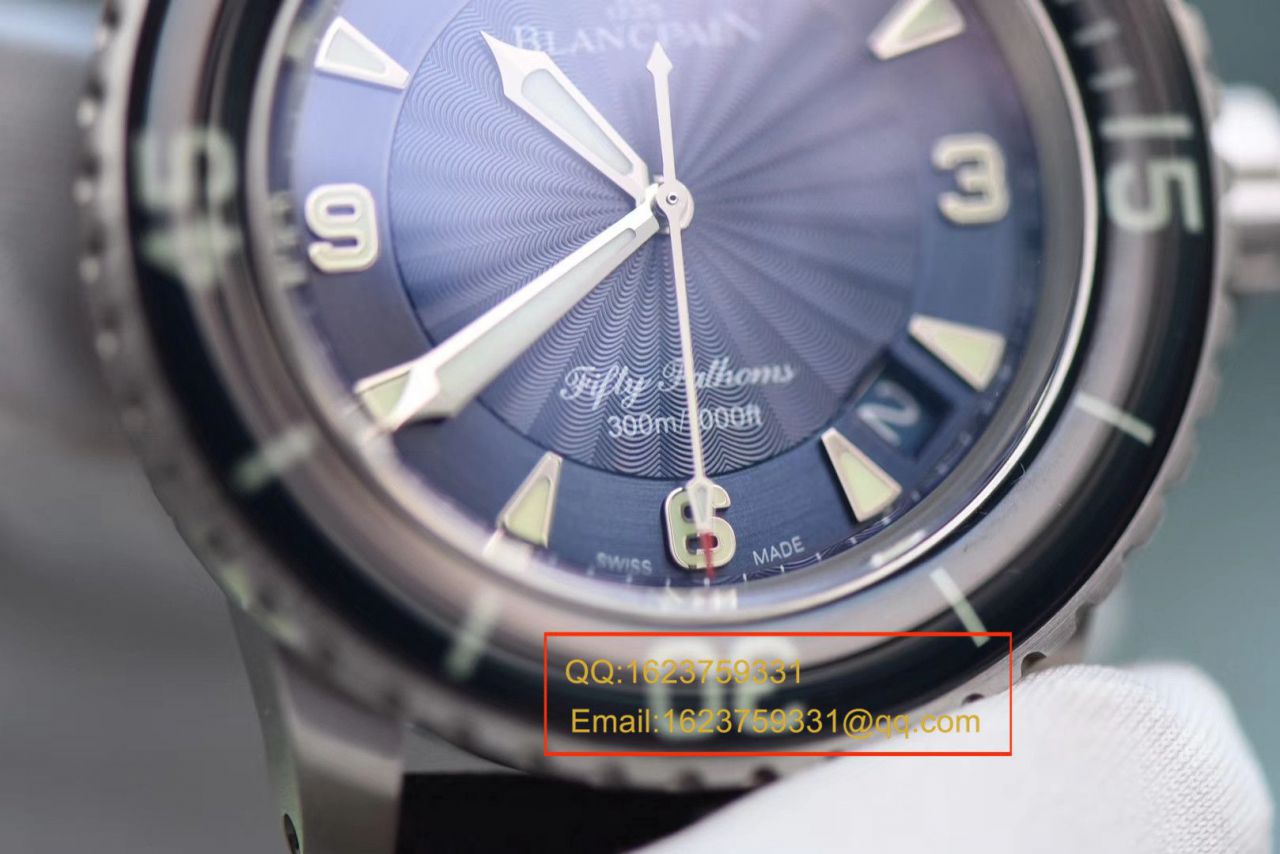 视频评测ZF厂宝珀五十噚  Blancpain宝珀五十噚系列 5015D-1140-52B腕表 / BP061