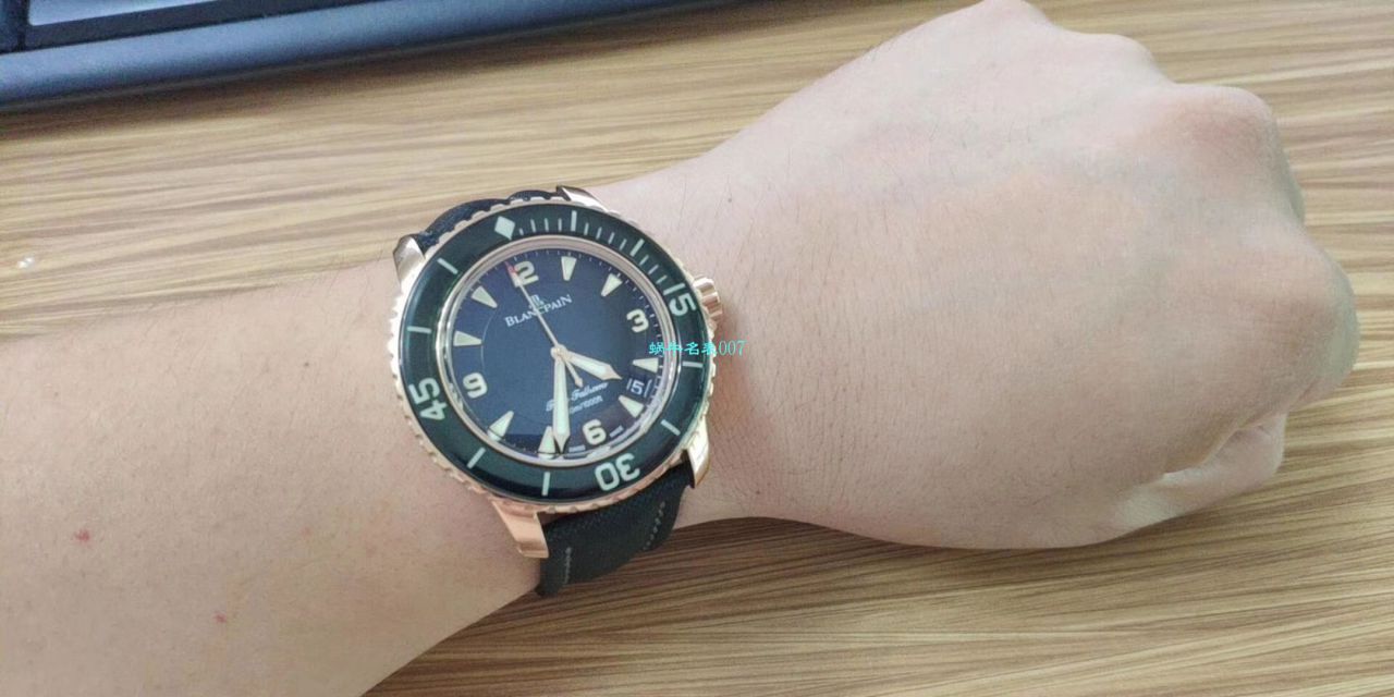 视频评测ZF厂宝珀五十噚  Blancpain宝珀五十噚系列 5015D-1140-52B腕表 / BP061