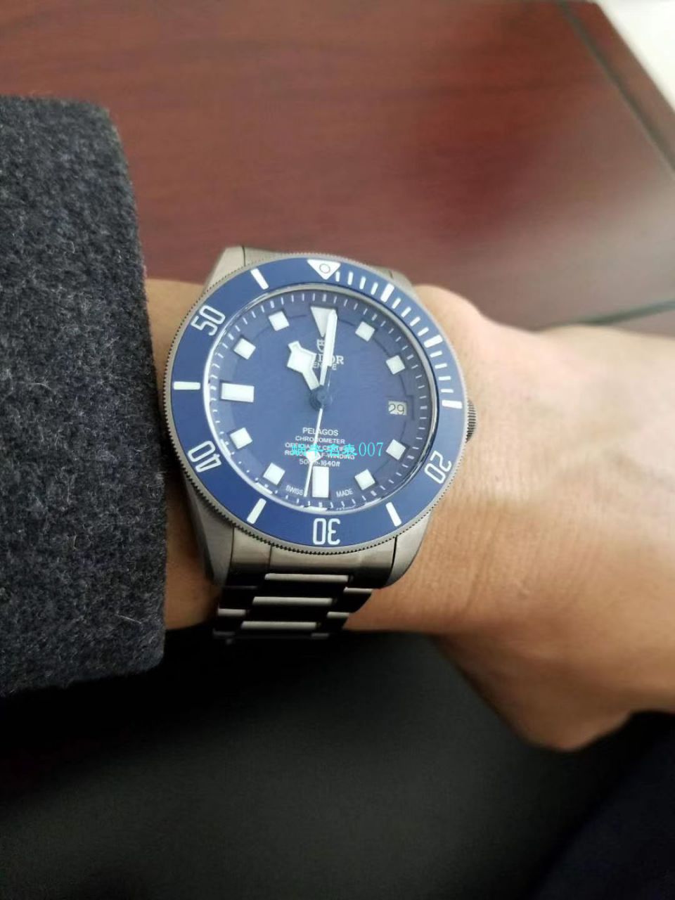   视频测评  XF厂帝舵PELAGOS 25600TB蓝钛土豆蓝战斧 / DTbb017A