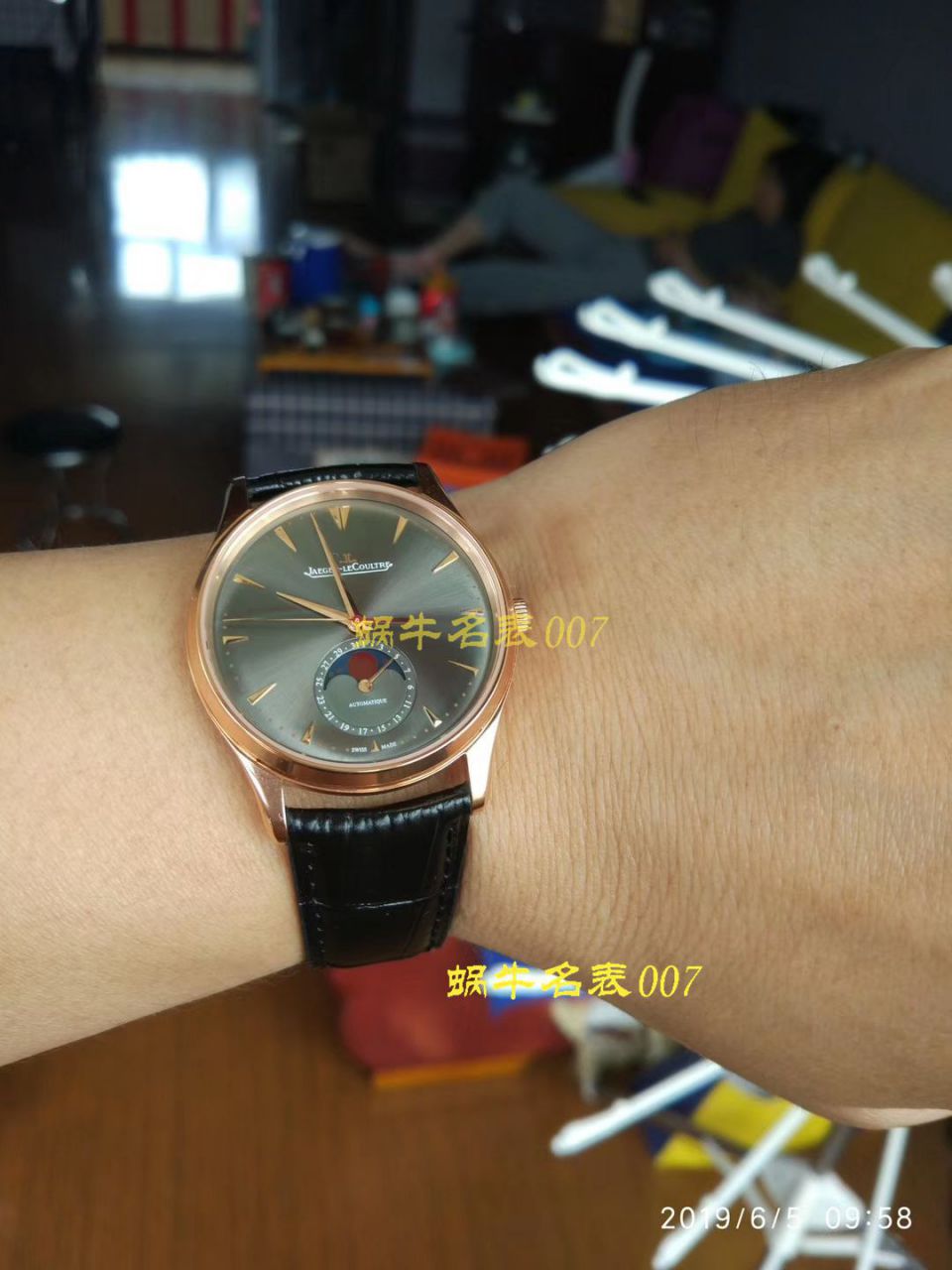 视频评测积家大师系列1368420腕表  ZF新品，积家月相大师系列   / JJ123MM