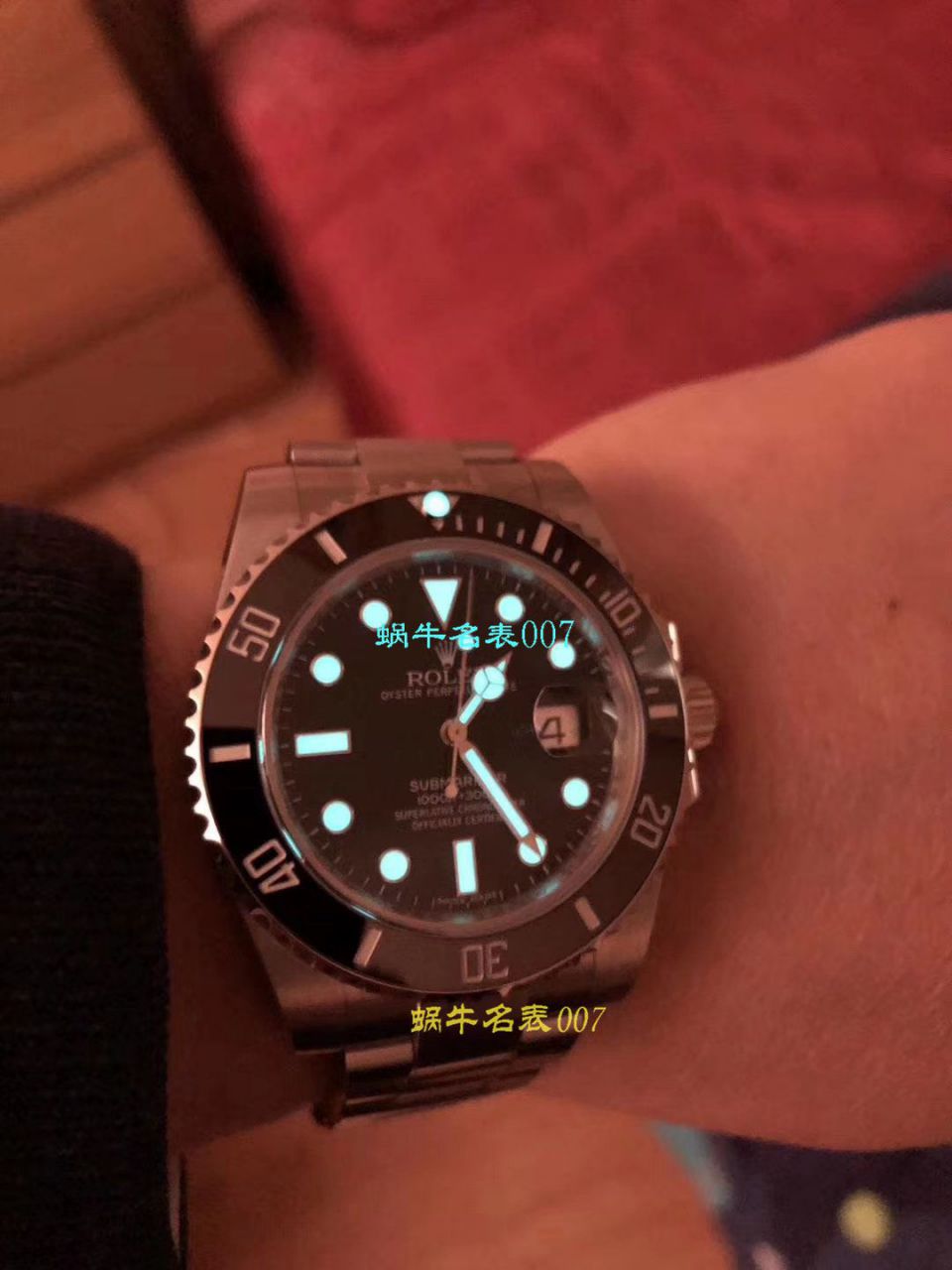   NOOB厂V9版本904L不锈钢版本  劳力士潜航者型116610LV-97200 绿盘腕表(绿水鬼)、116610LN-97200 《黑水鬼》 / RCB199