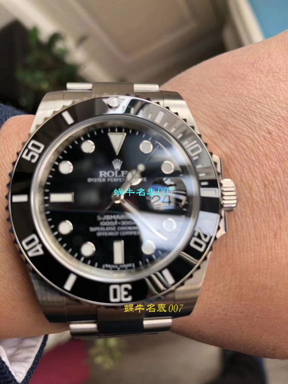   NOOB厂V9版本904L不锈钢版本  劳力士潜航者型116610LV-97200 绿盘腕表(绿水鬼)、116610LN-97200 《黑水鬼》 / RCB199
