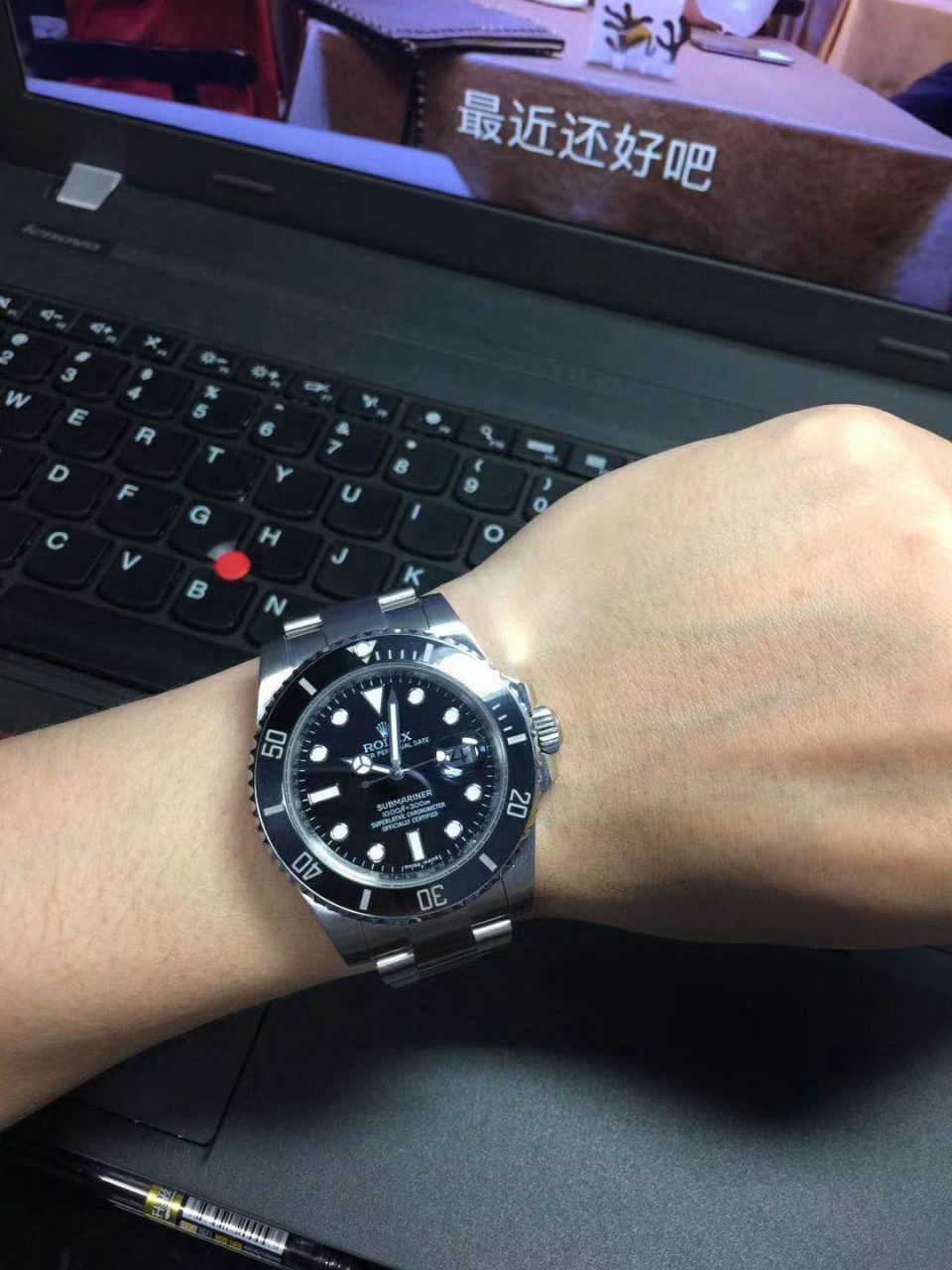   哪里能买到好的瑞士表视频评测NOOB厂迄今为止最强ROLEX绿水鬼～V9版本黑水鬼 / FK07