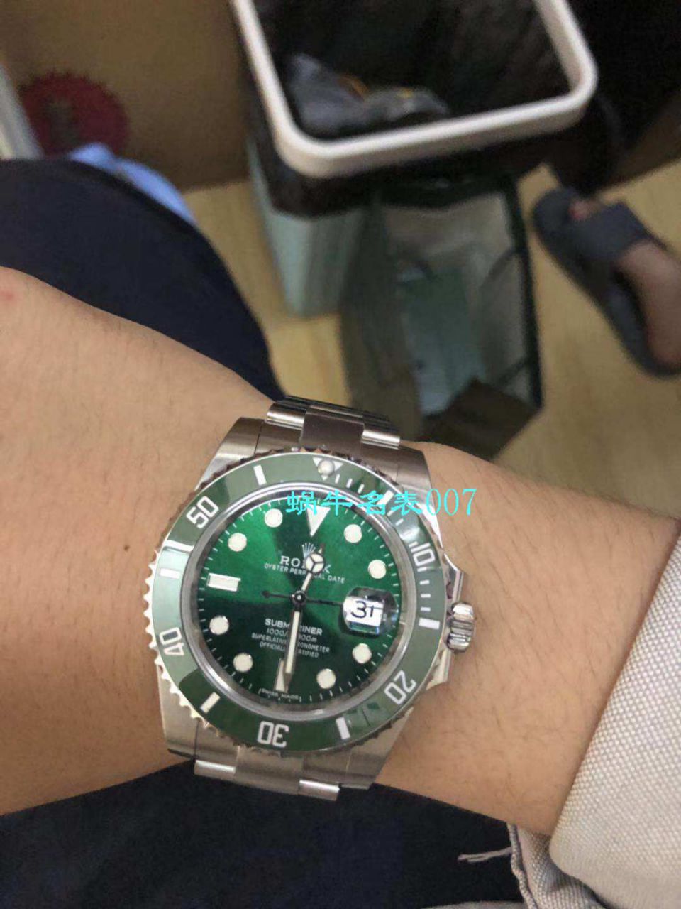   NOOB厂V9版本  劳力士潜航者型系列116610LV-97200 绿盘腕表  劳力士绿水鬼  、劳力士潜航者型系列116610LN-97200 黑盘腕表(黑水鬼) / R295