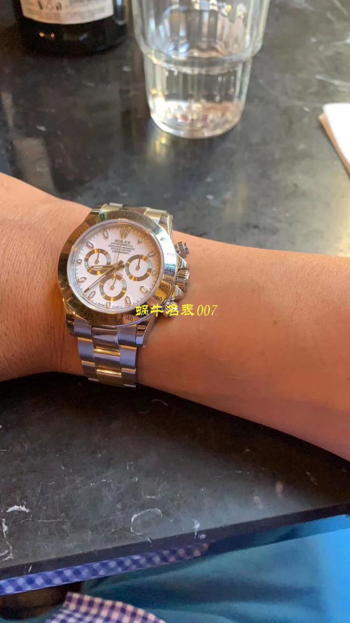劳力士宇宙计型迪通拿系列116500LN-78590白盘腕表熊猫迪  最新升级版904L迪通拿，速度来秒，N厂神作～原装结构4130迪通拿   / R296